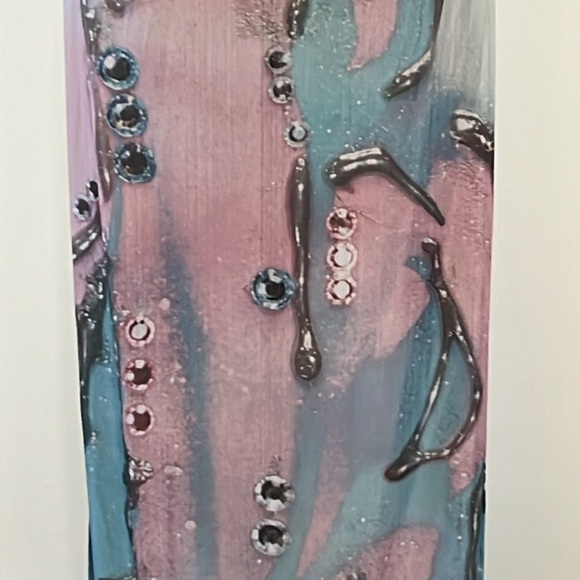 HILDUR YEOMAN The Siren Maxi Dress in Pink Mercury Sky - Picture 4 of 12